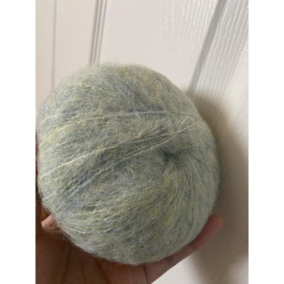 5 Skeins Mohair Green Blue Mix 250g Total #403 - Picture 4 of 4